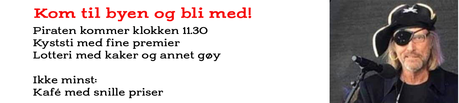 kom til byen og bli med